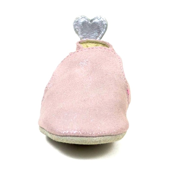 🩰 Robeez // Pretty Pearl Soft Soles in Pink, 6-12 Months - Picture 2 of 6